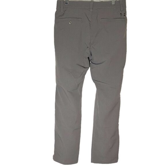 Under Armour gray Striped Gold Pants Size 34 - Picture 2 of 7